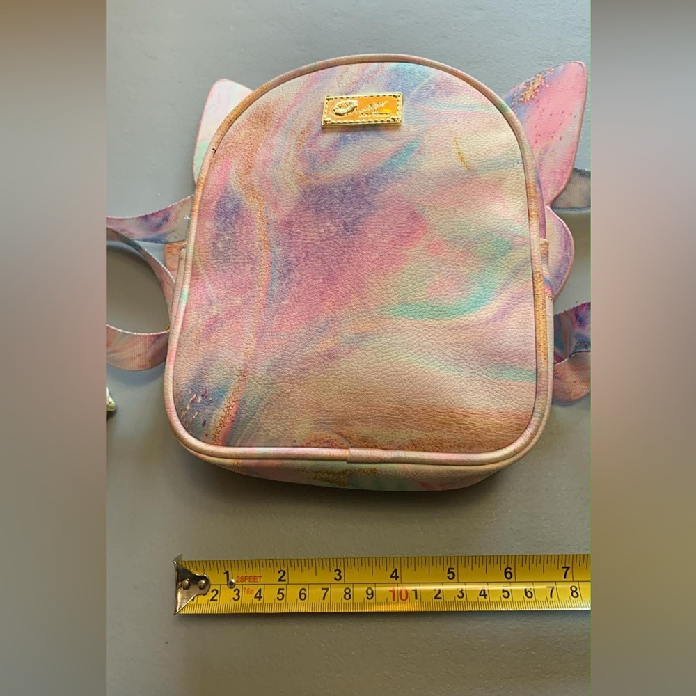 Luv Betsey by Betsey Johnson Moveable Butterfly Winged Pastel Mini Backpack - Picture 3 of 6